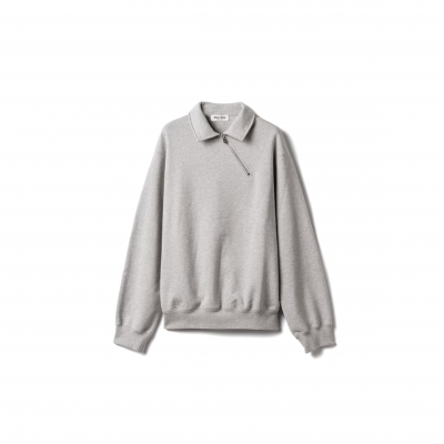 MIU MIU ZIPPERED COTTON FLEECE JACKET MJLA04
